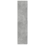 vidaXL Buffet haut gris béton 80x42 5x185 cm bois d'ingénierie