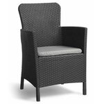 Keter Mobilier pour balcon Miami 5 Pièces Graphite 223815