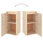 vidaXL Meubles TV 5 Pièces Bois massif de pin