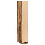 vidaXL Garde-robe vieux bois 30x50x200 cm bois d'ingénierie