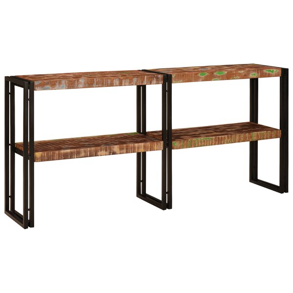 vidaXL Table console 160x33x75 cm en bois massif récupéré