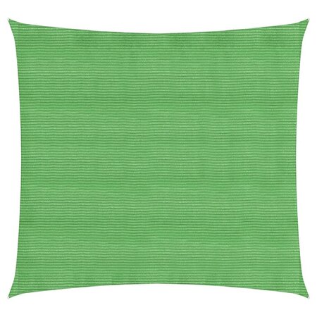 vidaXL Voile d'ombrage 160 g/m² Vert clair 5x5 m PEHD