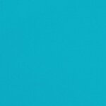 vidaXL Coussins de chaise à dossier haut lot de 2 turquoise tissu