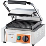 Grill panini simple rainuré 1 8 kw - stalgast -  - 310 x200mm