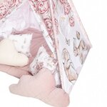 Tipi enfant Pivoine avec coussins