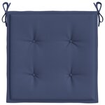 vidaXL Coussins de palette lot de 6 bleu marine 50x50x3cm tissu oxford