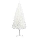 vidaXL Arbre de Noël artificiel aiguilles réalistes blanc 240 cm