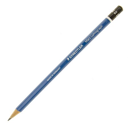 Crayon Papier Mars Lumograph 100 Mine 2 mm Bleu 8H STAEDTLER