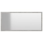vidaXL Ensemble de meubles de salle de bain 2 Pièces gris béton
