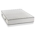 Matelas ferme 24 cm + sommier à ressorts 160 x 200 cm + couette + 2 oreillers