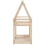 vidaXL Lit superposé avec toit 75x190 cm bois de pin massif