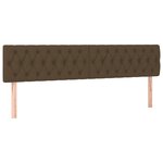 vidaXL Sommier à lattes de lit avec matelas Marron foncé 200x200 cm