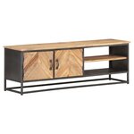 vidaXL Meuble TV 120x30x40 cm Bois d'acacia massif