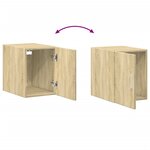 vidaXL Armoire de rangement mince chêne sonoma 30x42 5x225 cm