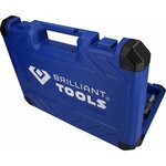 Brilliant tools jeu de douilles de tournevis 1/2" ribe 26 pièces acier
