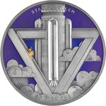 Pièce de monnaie en Argent 2000 Francs g 200 Millésime 2024 Stanislaw Lem Master of Science Fiction TALES OF PIRX THE PILOT