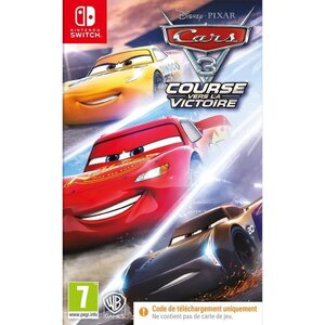 CARS 3 Jeu Switch - Code de téléchargement