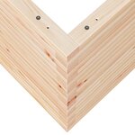 vidaXL Jardinière 70x70x68 5 cm bois de pin massif