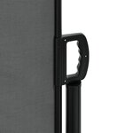vidaXL Auvent latéral rétractable anthracite 120x1200 cm