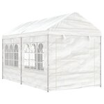 vidaXL Belvédère avec toit blanc 4 46x2 28x2 69 m polyéthylène