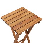 vidaXL Support pour plantes 30x30x38 cm Bois d'acacia solide