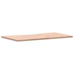 vidaXL Dessus de bureau 110x(55-60)x2 5 cm bois massif de hêtre