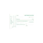 Manifold Quittances De Loyer 12 5x21cm 50 Feuillets Tripli Autocopiants - X 10 - Exacompta