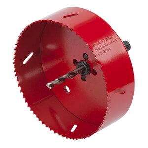 wolfcraft Scie cloche 127 mm Rouge 5495000