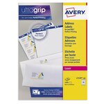 Etiquettes Avery pour timbres - 33,9 x 63,5 mm, Blanc, Laser - L7159-100 (paquet de 2 400 unités)