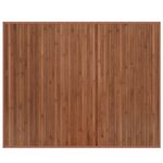 vidaXL Tapis rectangulaire marron 80x100 cm bambou