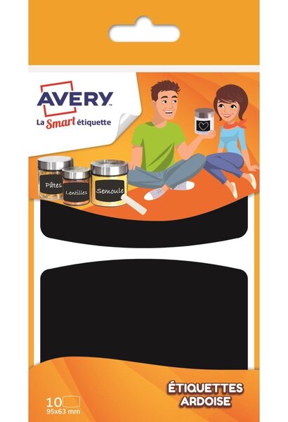 ARDO10 - 1 sachet de 10 étiquettes ardoise - 95 x 63 mm AVERY