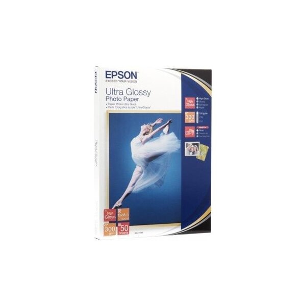 Bte 50 feuilles papier ultra glossy photo 10 x 15 cm epson