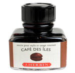 Encre traditionnelle à stylo en flacon 'D' 30ml Café des îles HERBIN