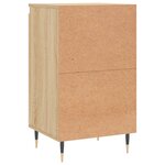 vidaXL Buffets 2 Pièces chêne sonoma 40x35x70 cm bois d'ingénierie