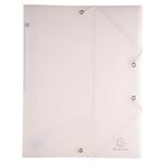 Chemise à élastiques PP A4 Chromaline Translucide Couleur Aléatoire x 30 EXACOMPTA