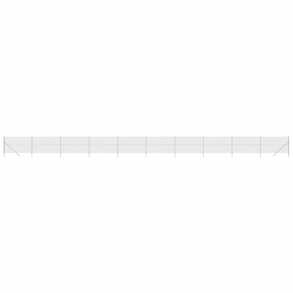 vidaXL Clôture à mailles losangées argenté 1 6x25 m
