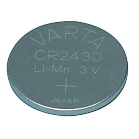 Pile bouton lithium 'Electronics' CR2430, 3 Volt VARTA