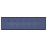 vidaXL Coussin de banc de jardin bleu marine 180x50x3 cm tissu oxford
