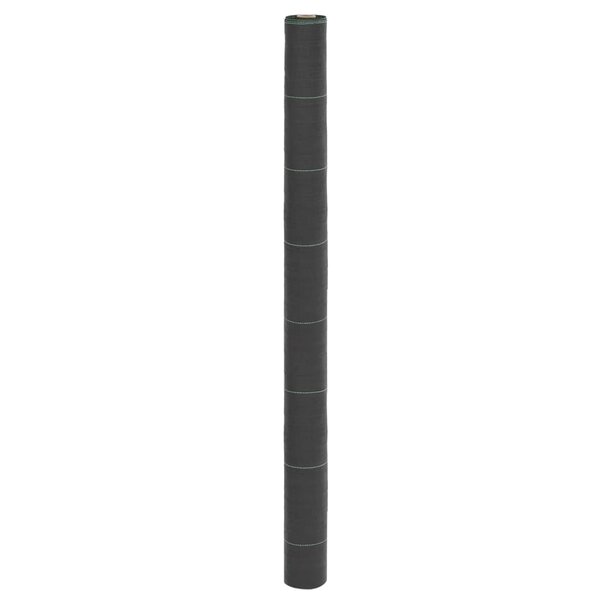 vidaXL Membrane anti-mauvaises herbes noir 1 5x100 m PP