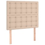 vidaXL Cadre de lit sans matelas cappuccino 90x190 cm similicuir
