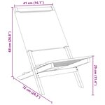 vidaXL Chaises de jardin pliantes lot de 6 vert tissu et bois massif