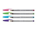 Blister de 4 Stylo à bille Cristal Large multicolore BIC