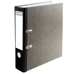 Classeur à levier PREM'TOUCH marbré gris D80 noir x 10 EXACOMPTA