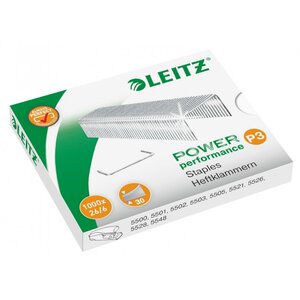 LEITZ 1000 Agrafes 26/6 petit emballage galvanisé