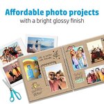 Papier photo brillant a4 blanc 200g everyday pour jet d'encre - boîte de 100 feuilles (paquet 100 feuilles)