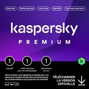 Kaspersky Premium - 1 appareil - Abonnement 1 an