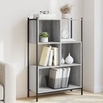 vidaXL Bibliothèque sonoma gris 72x28x109 cm bois d'ingénierie