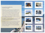 Collector 8 timbres - 10 ans du Musée des confluences - Lettre Verte