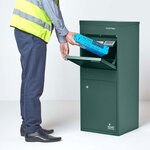 Boîte à colis Large Vert 2 portes Acier galvanisé SMART PARCEL BOX®