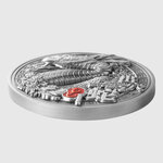 SERPENT ÉMERGENT DU LAIR Cycle sexagénaire chinois Pièce de 2 oz en argent 10000 Francs Tchad 2025